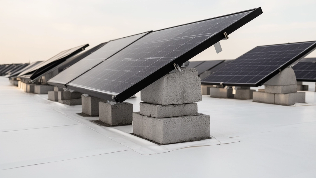 bloczki betonowe do fotowoltaiki