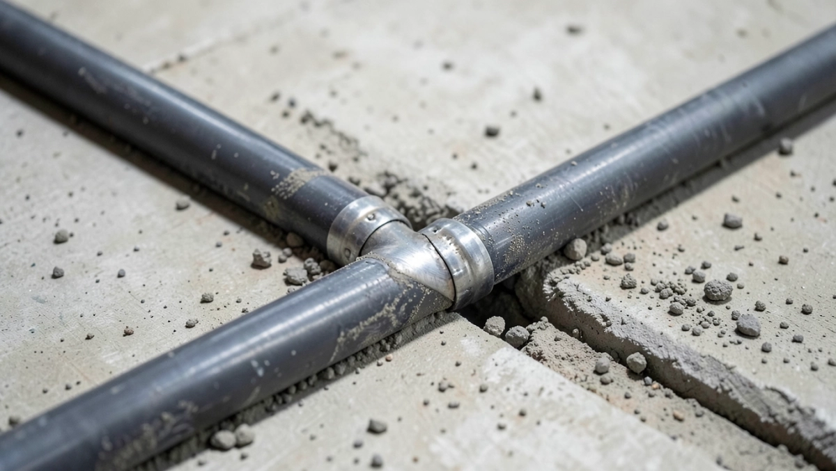 Czy rury PP można zalać betonem