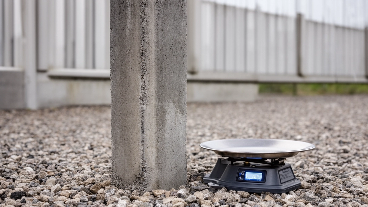 Ile waży słupek betonowy 2m