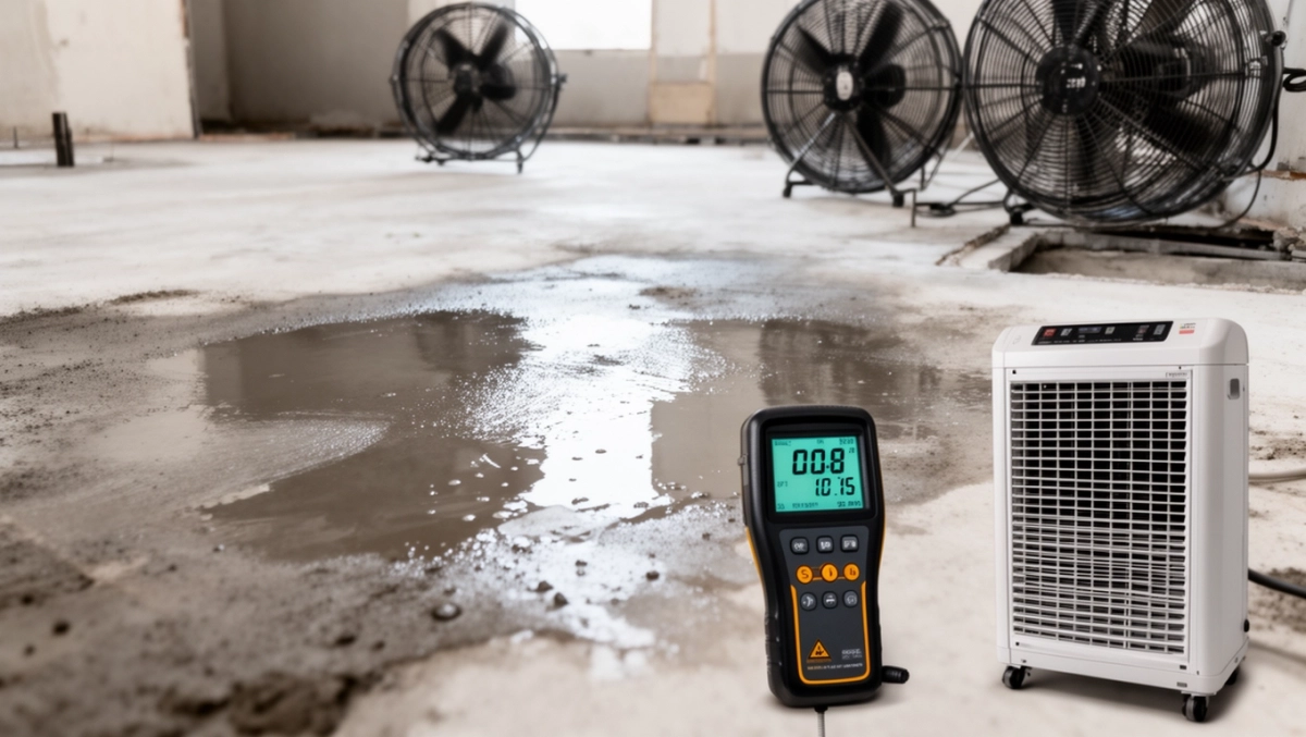 Jak obniżyć wilgotność posadzki betonowej