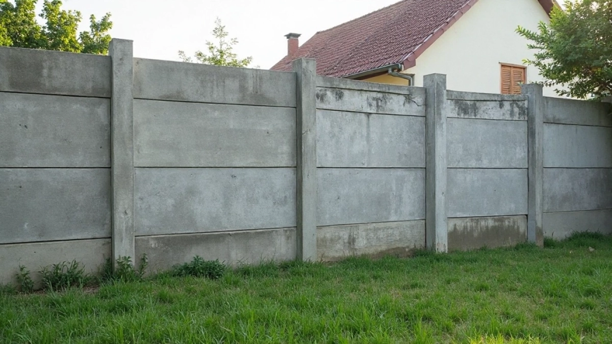 Maksymalna wysokość płotu z płyt betonowych