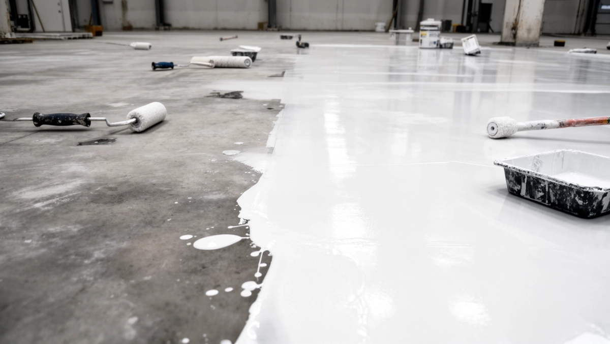 Malowanie posadzki betonowej cena robocizna