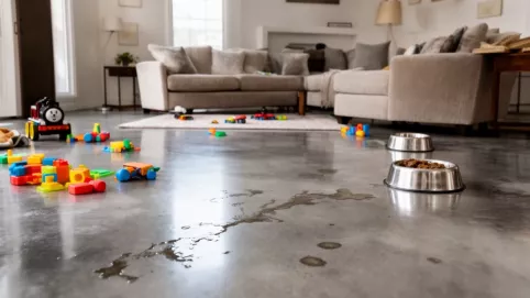 Betonowa podłoga w domu