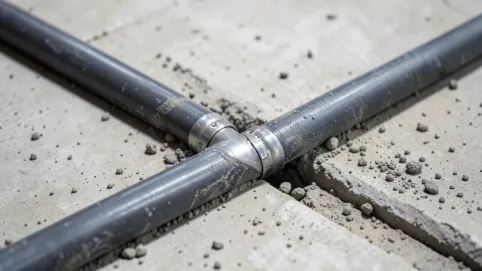 Czy rury PP można zalać betonem