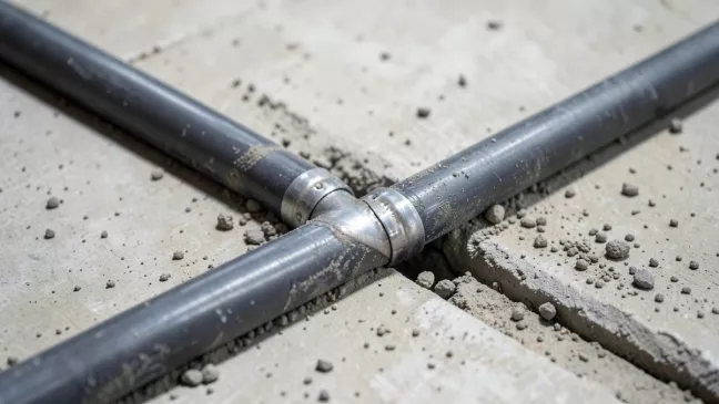 Czy rury PP można zalać betonem