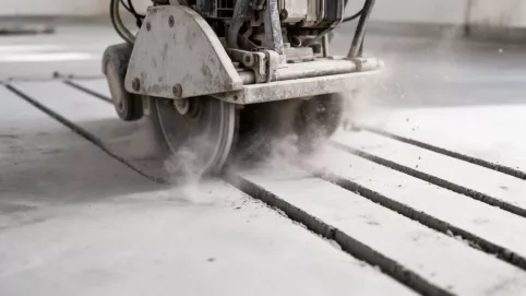 Frezarka do rowków w betonie