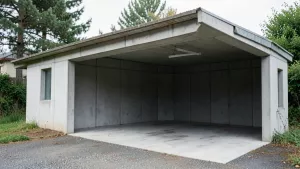 Garaż z płyt betonowych cena