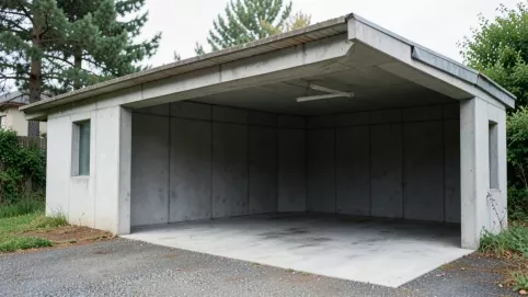 Garaż z płyt betonowych cena
