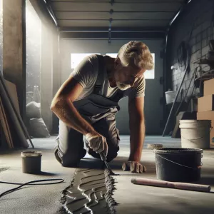 Naprawa Posadzki Betonowej W Garażu