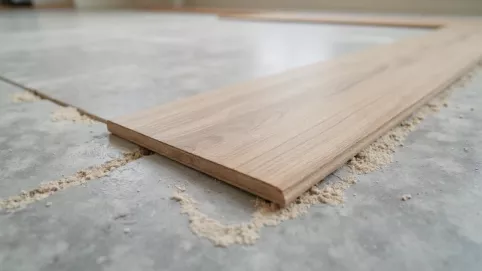 Układanie paneli winylowych na betonie