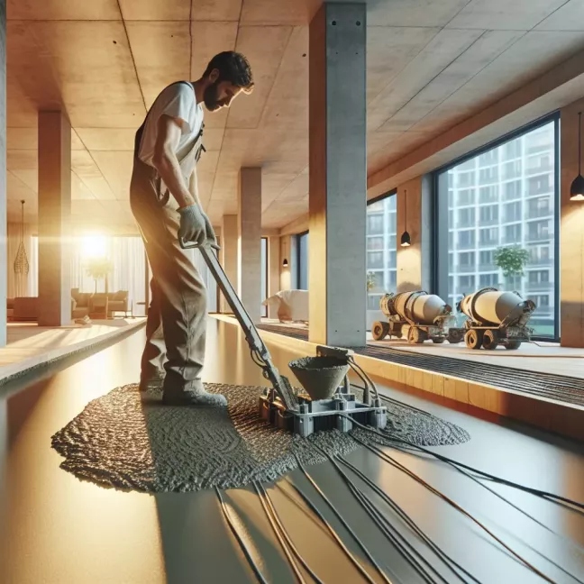 Wylewanie Posadzki Na Ogrzewanie Podłogowe