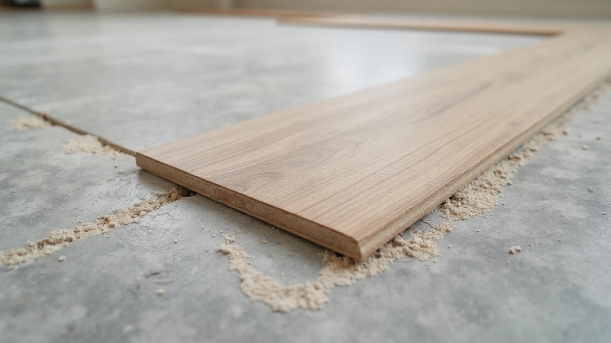 Układanie paneli winylowych na betonie