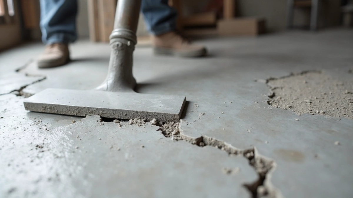 Cienka wylewka na stary beton